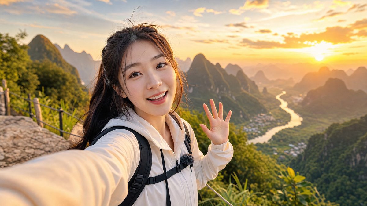 每日大赛桂林山水旅行vlog生活视频分享